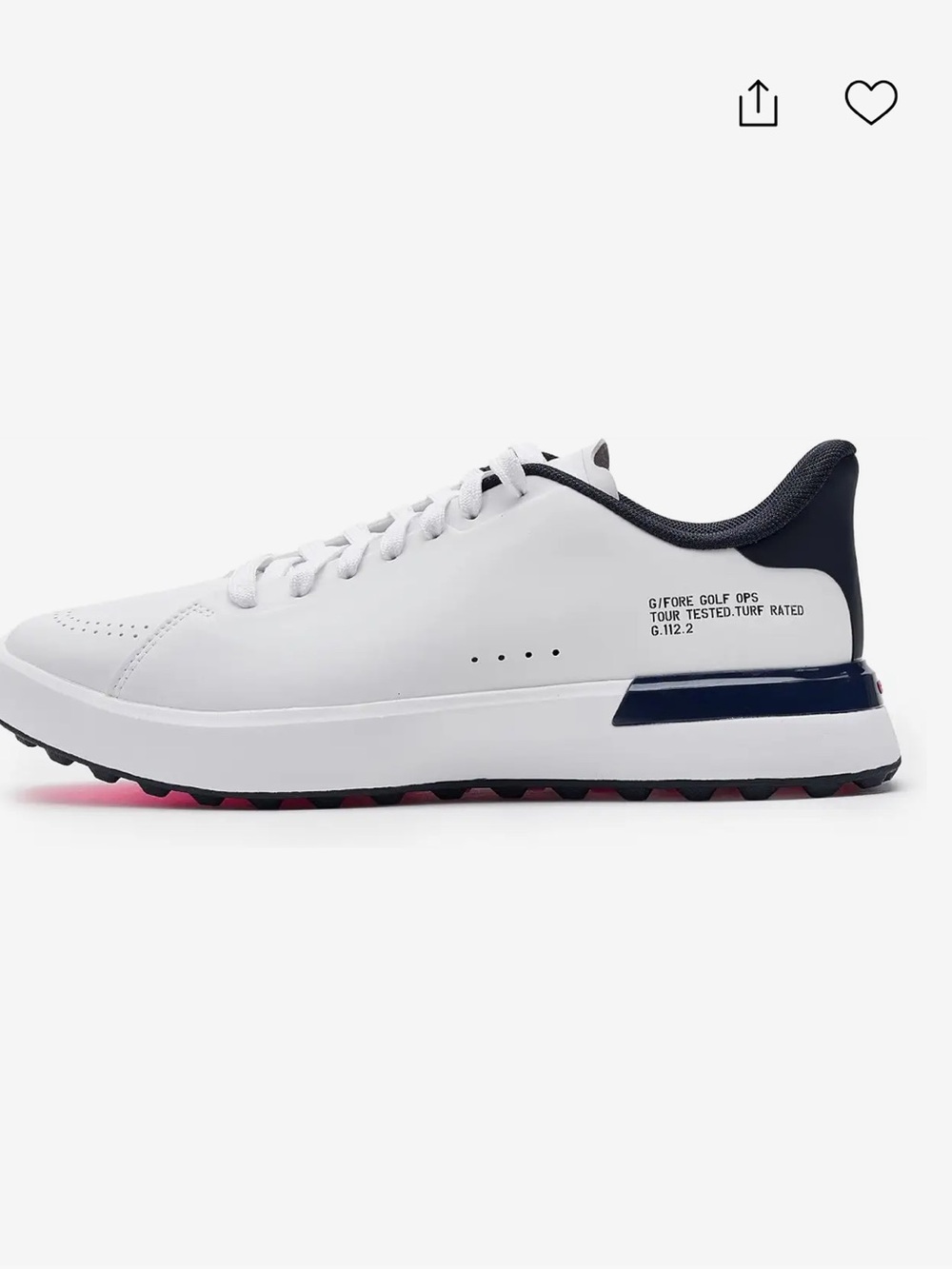G/FORE Women’s G.112 Kiltie Hybrid Golf Shoes (size 8.5) - Picture 2 of 15